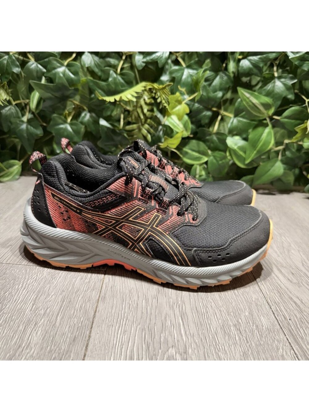 Asics Gel-Venture 9 Running Shoes 1012B313-003 Black/pink  Size 7